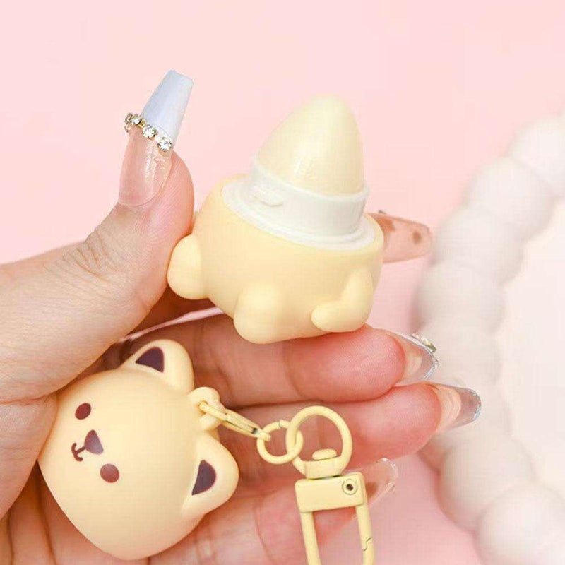 Cute Little Bear Lip Balm For Children, Anti-dry Anti-crack Moisturizing Lip Gloss, Natural Ingredients Lipsticks Lip Care Products, Hydrating & Protecting Fun Tasty Flavors - Image 1